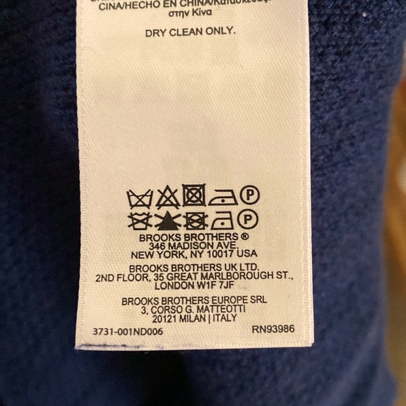 Brooks Brothers XXL Navy, Waffle Pullover - Picture 12 of 13